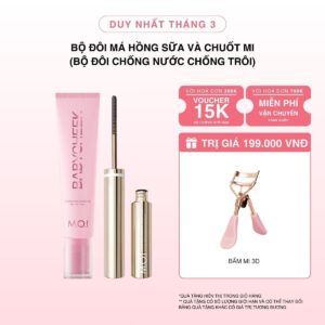 Bộ Đôi Má Hồng Sữa Và Chuốt Mi (Bộ Đôi Chống Nước )
