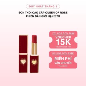 Son Thỏi Cao Cấp Queen Of Rose Phiên Bản Giới Hạn 2.7g